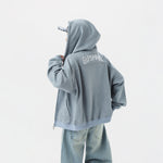 Splicing cardigan zipper hoodie
