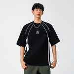 Embroidered short sleeved T-shirt for men