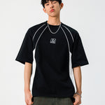 Embroidered short sleeved T-shirt for men