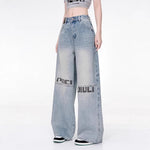 High-Waisted Denim Pants for Women