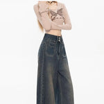 Casual Wide-Leg Jeans