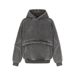 Washed hooded sweatshirt for men