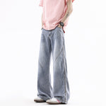 Light Blue Tencel Lyocell Jeans for Men