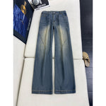 Light Blue Tencel Lyocell Jeans for Men