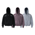 Splicing cardigan zipper hoodie