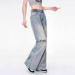 High-Waisted Denim Pants for Women