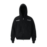 Splicing cardigan zipper hoodie